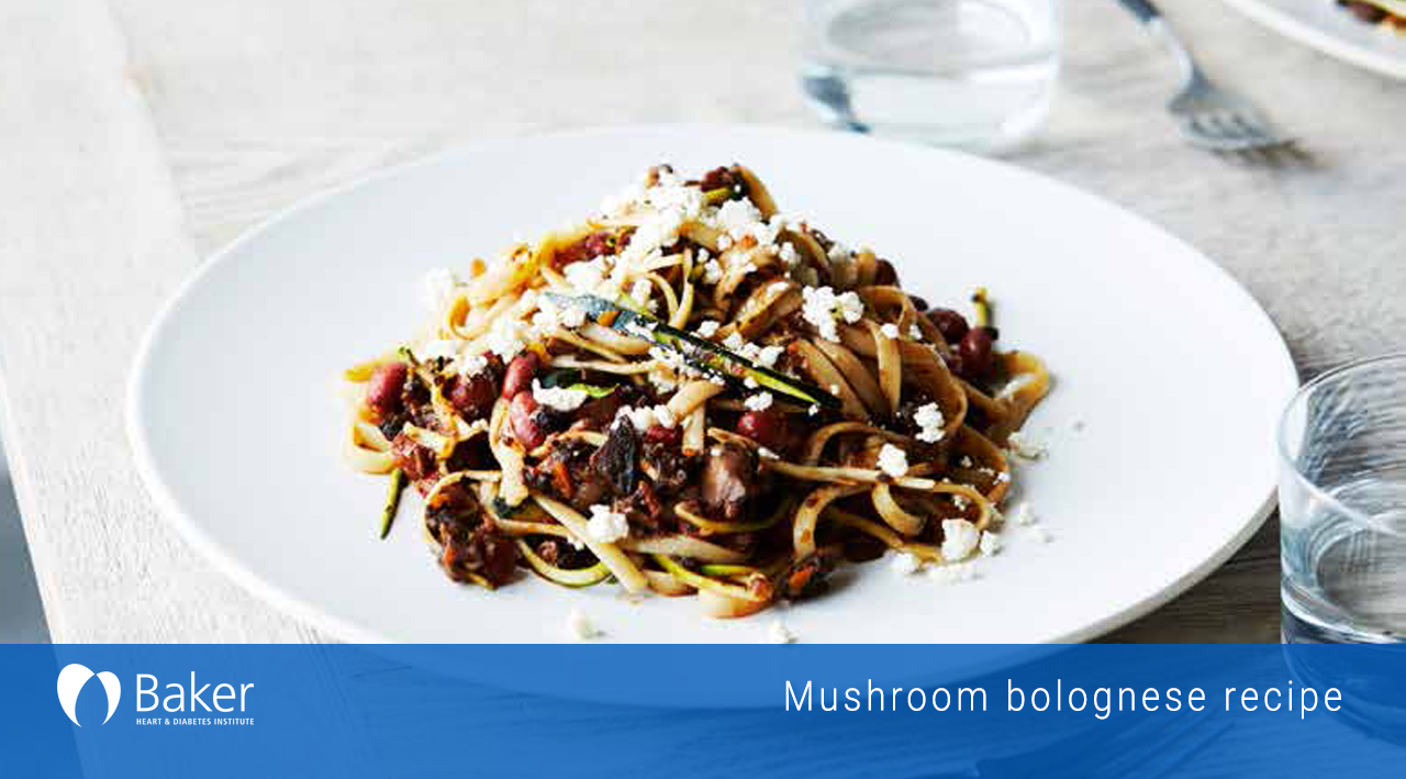 Mushroom bolognese
